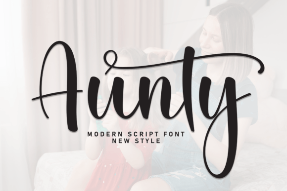 Aunty: The Handwritten Typeface for Elegant Web Design