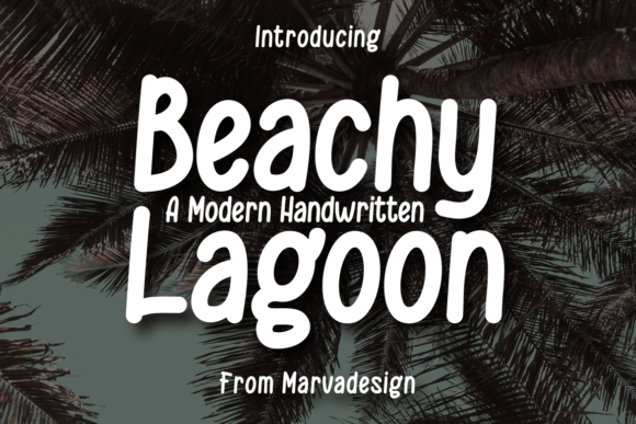 Beachy Lagoon: The Handwritten Typeface for Modern Web Design