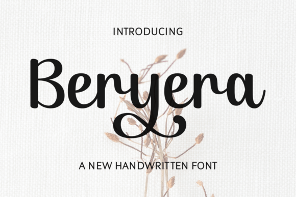 Beryera: The Handwritten Font That Humanizes Your Brand