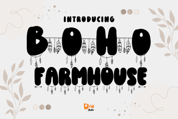 Boho Farmhouse Font: A Modern Typeface for Digital Branding