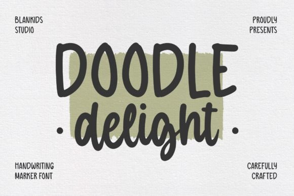 Doodle Delight: The Script Font That Elevates Small Business Branding