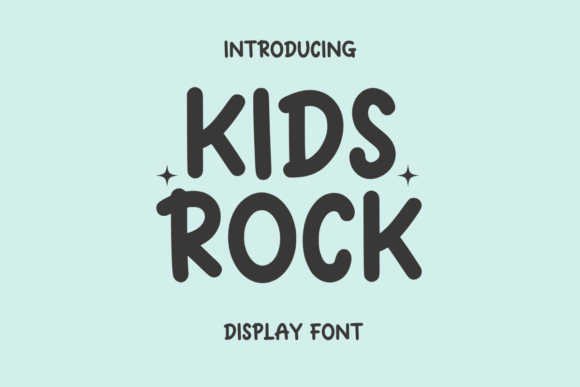 Kids Rock: A Playful Handwritten Typeface for Creative Branding