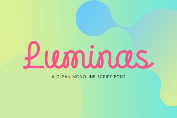 Luminas: The Modern Script Font for Elegant Brand Identity