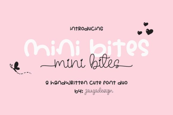 Mini Bites: The Sweet Handwritten Typeface for Authentic Branding