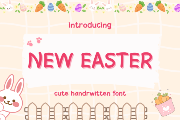 New Easter: A Playful Handwritten Typeface for Web Design