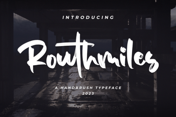 Routhmiles: The Handwritten Typeface That Brings Your Crafts to Life