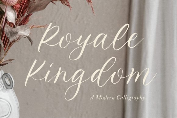 Royale Kingdom: A Modern Calligraphy Typeface for Authentic Branding