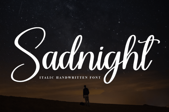 Sadnight: The Handwritten Typeface That Transforms Digital Branding