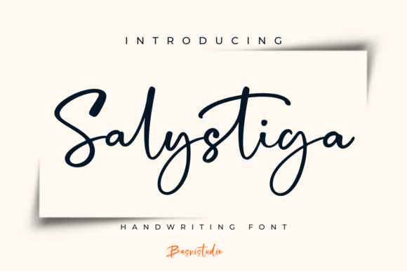 Salystiga: The Elegant Script Typeface for Modern Web Design