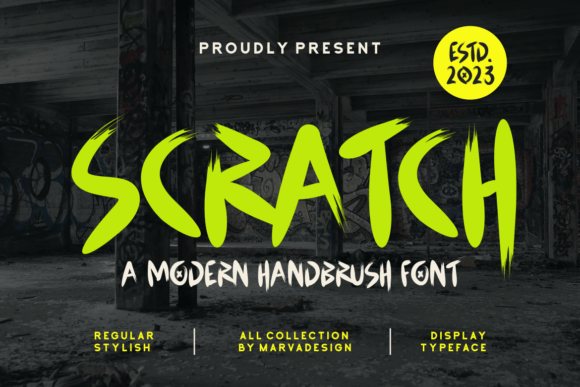 Scratch: The Modern Handbrush Typeface That Elevates Brand Identity