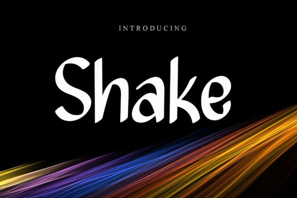 Shake: The Elegant Script Typeface for Modern Web Design