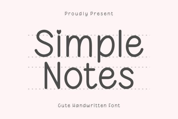Simple Notes: The Handwritten Typeface That Transforms Small Business Branding