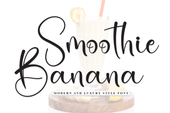 Smoothie Banana: The Handwritten Typeface That Elevates Digital Branding