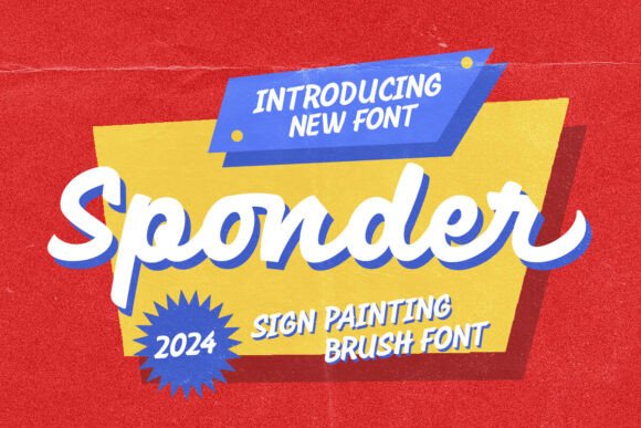 Sponder: The Retro Typeface That Elevates Campaign Visuals