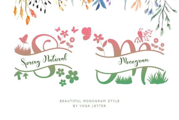 Spring Natural Monogram: The Typeface That Brings Campaigns to Life
