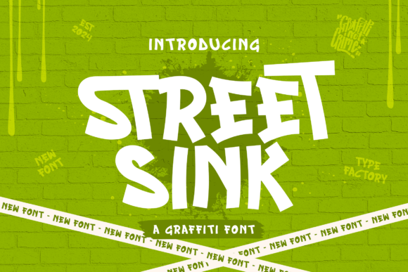 Street Sink: The Bold Script Font for Dynamic Editorial Design