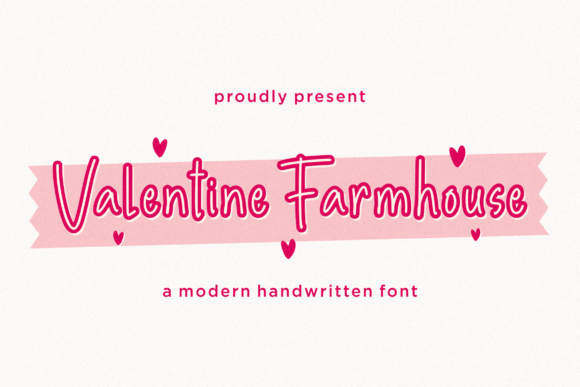 Valentine Farmhouse: The Handwritten Typeface for Authentic Digital Branding