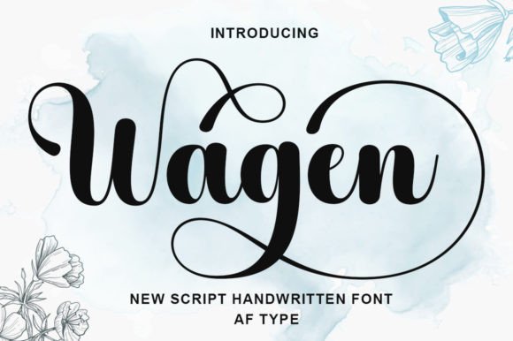 Wagen: The Handwritten Typeface That Brings Warmth to Your Craft Shop