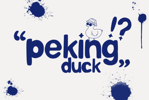 Why Peking Duck Is the Perfect Script Font for Editorial Design